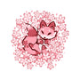 Cherry Blossom Fox-unisex basic tank-TechraNova