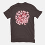 Cherry Blossom Fox-womens basic tee-TechraNova