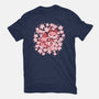Cherry Blossom Fox-womens basic tee-TechraNova