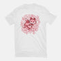 Cherry Blossom Fox-womens basic tee-TechraNova