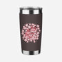 Cherry Blossom Fox-none stainless steel tumbler drinkware-TechraNova