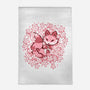 Cherry Blossom Fox-none indoor rug-TechraNova
