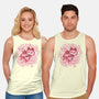 Cherry Blossom Fox-unisex basic tank-TechraNova