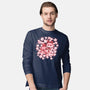 Cherry Blossom Fox-mens long sleeved tee-TechraNova
