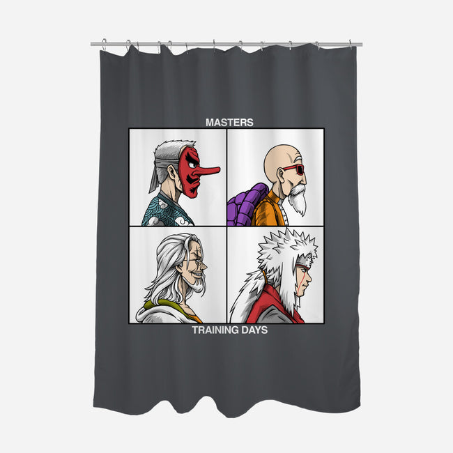 Training Days-none polyester shower curtain-joerawks