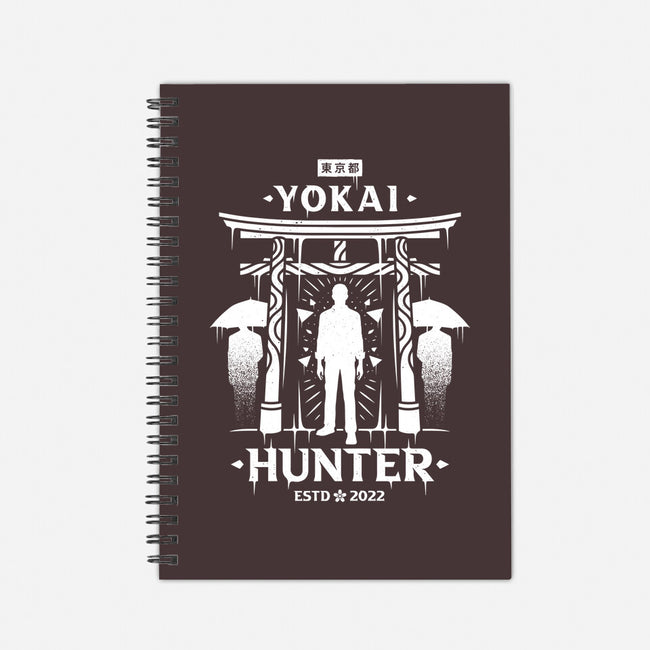Fighting Yokai In Tokyo-none dot grid notebook-Alundrart