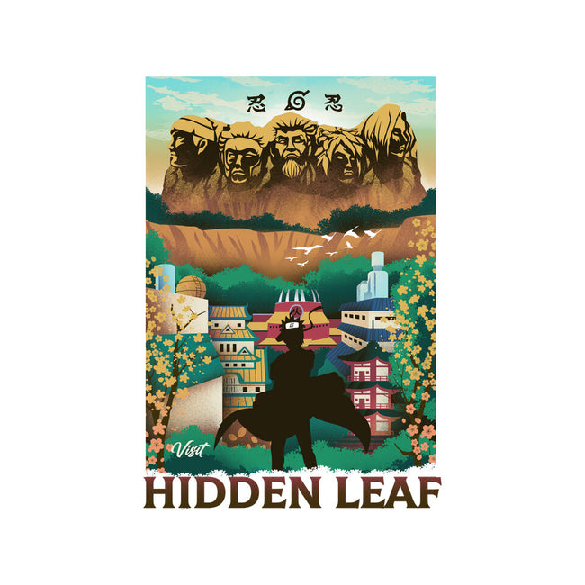 Visit The Hidden Leaf-womens basic tee-dandingeroz