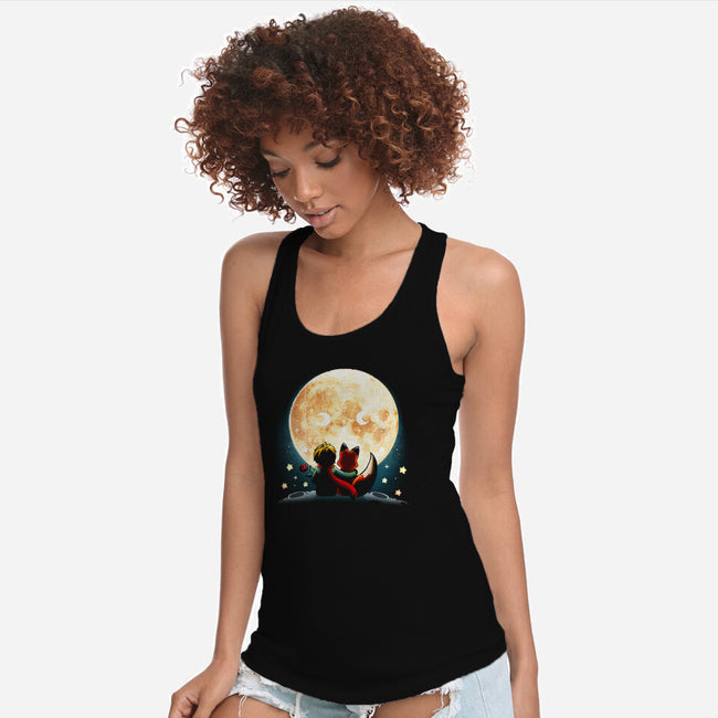 Prince Moon-womens racerback tank-Vallina84