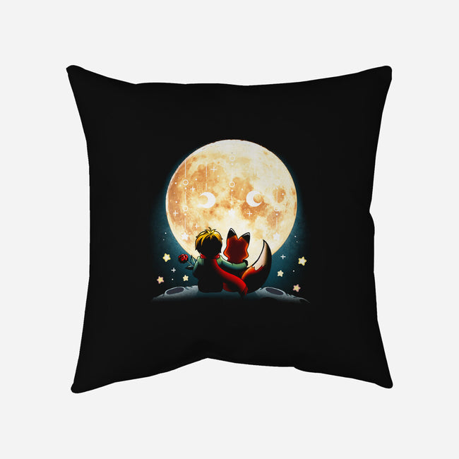 Prince Moon-none removable cover throw pillow-Vallina84