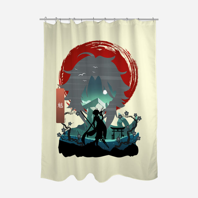 Xiao-none polyester shower curtain-Vecto
