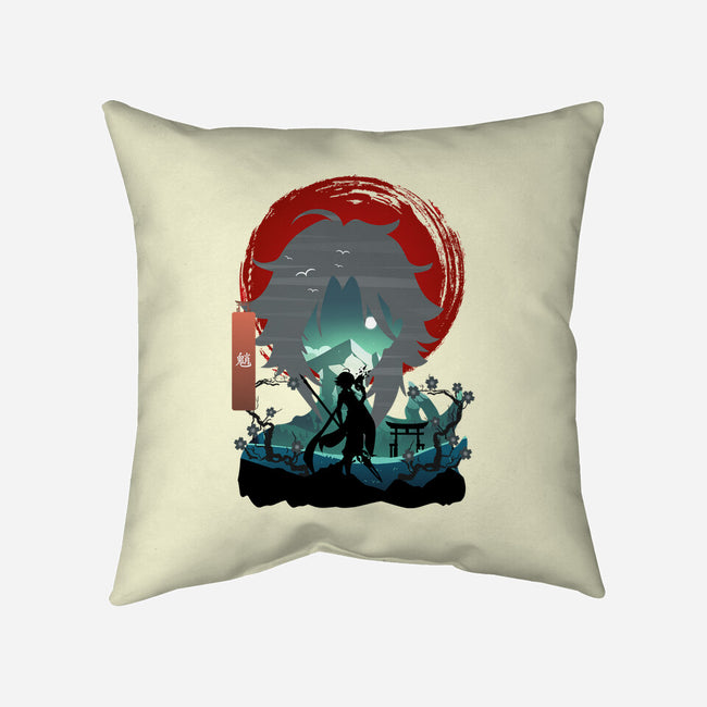 Xiao-none removable cover w insert throw pillow-Vecto