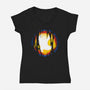 Peace Armor-womens v-neck tee-Getsousa!
