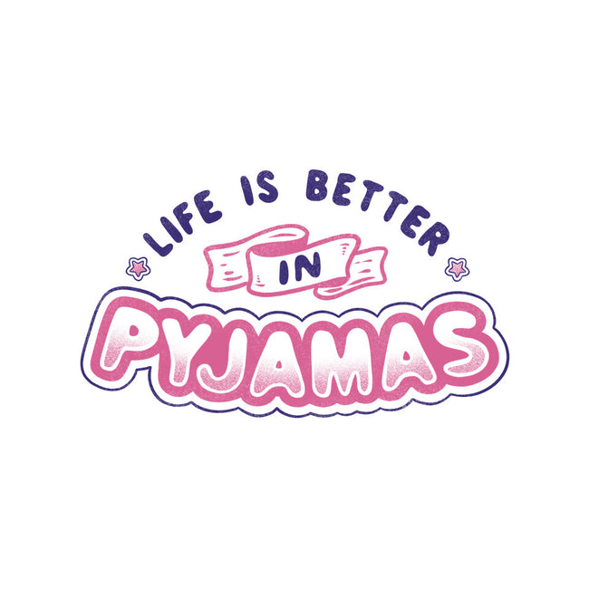 Life Is Better In Pyjamas-youth basic tee-tobefonseca