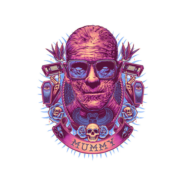 Colorful Mummy-unisex baseball tee-glitchygorilla