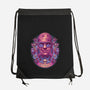 Colorful Mummy-none drawstring bag-glitchygorilla