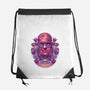 Colorful Mummy-none drawstring bag-glitchygorilla