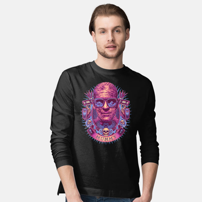 Colorful Mummy-mens long sleeved tee-glitchygorilla