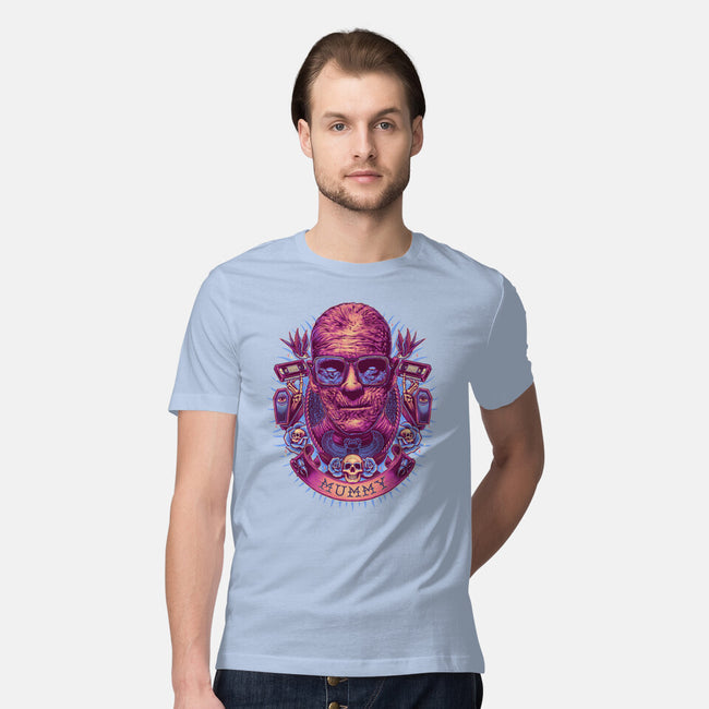 Colorful Mummy-mens premium tee-glitchygorilla