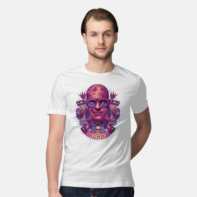 Colorful Mummy-mens premium tee-glitchygorilla