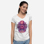 Colorful Mummy-womens v-neck tee-glitchygorilla