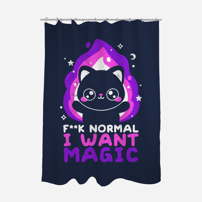 I Want Magic-none polyester shower curtain-NemiMakeit