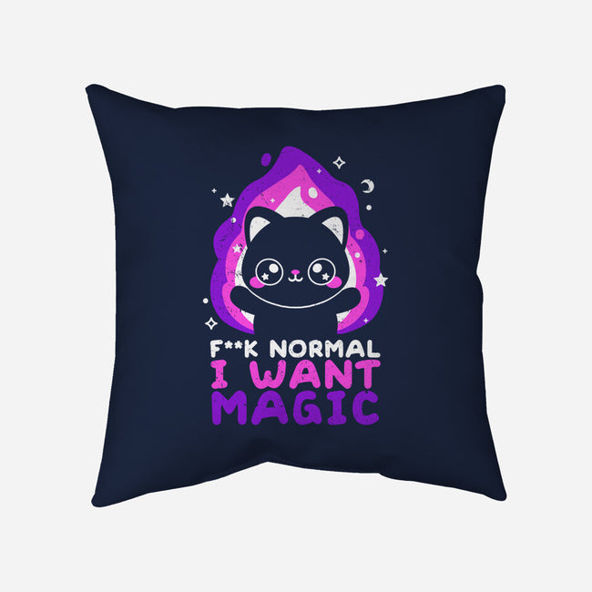 I Want Magic-none removable cover w insert throw pillow-NemiMakeit