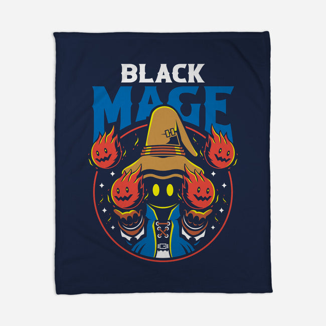 Vivi The Black Mage-none fleece blanket-Logozaste