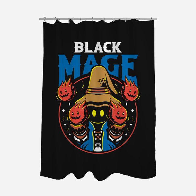 Vivi The Black Mage-none polyester shower curtain-Logozaste