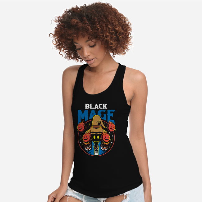 Vivi The Black Mage-womens racerback tank-Logozaste