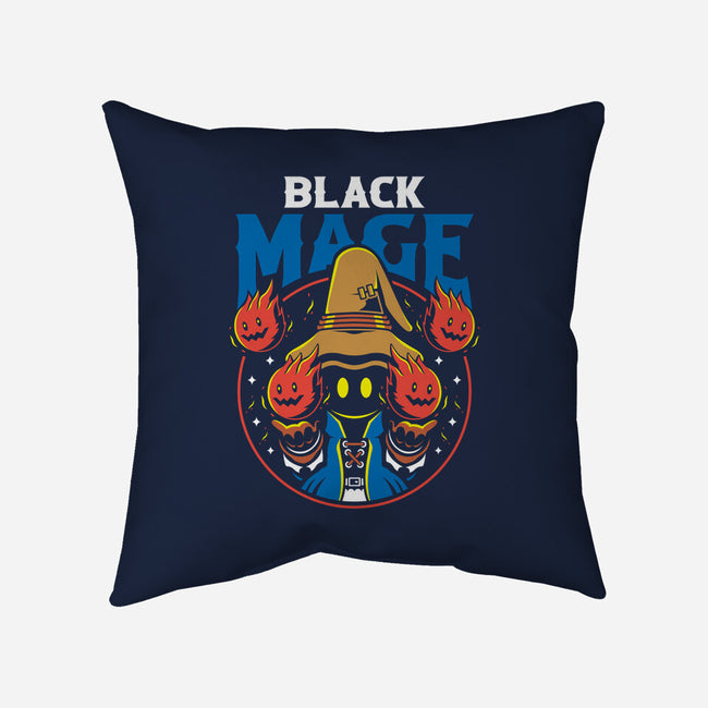 Vivi The Black Mage-none removable cover w insert throw pillow-Logozaste