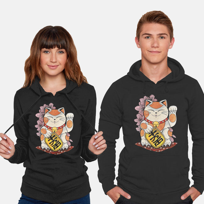 Lucky Cat-unisex pullover sweatshirt-fanfreak1