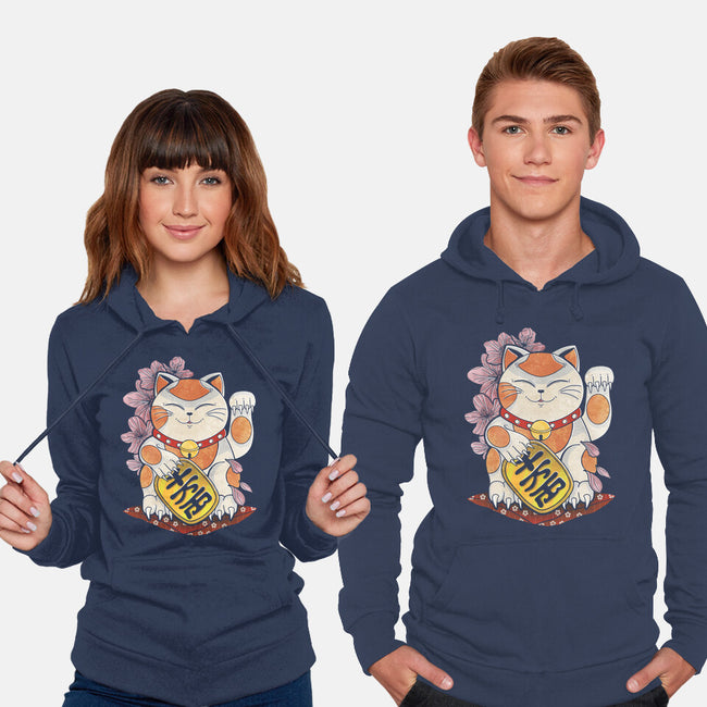 Lucky Cat-unisex pullover sweatshirt-fanfreak1