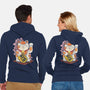 Lucky Cat-unisex zip-up sweatshirt-fanfreak1