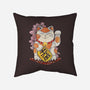 Lucky Cat-none removable cover w insert throw pillow-fanfreak1