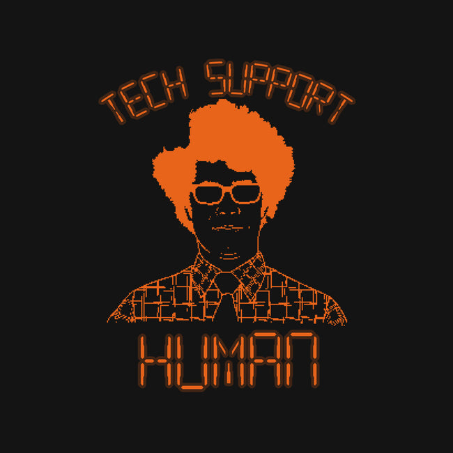 Tech Support Human-none polyester shower curtain-Boggs Nicolas