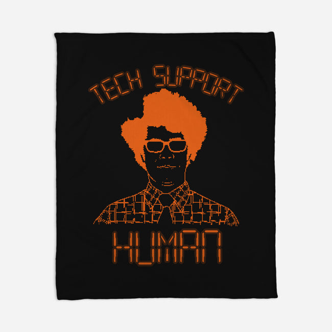 Tech Support Human-none fleece blanket-Boggs Nicolas