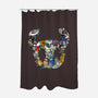 Hollow Crew-none polyester shower curtain-Fearcheck
