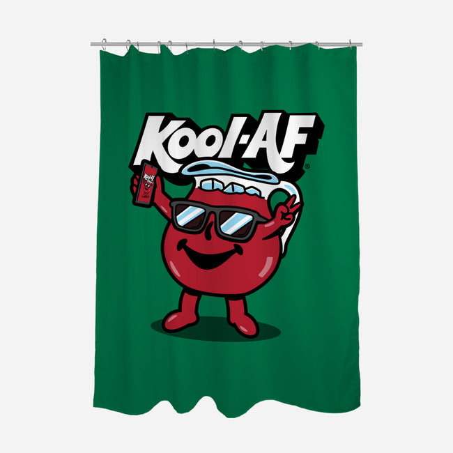 Kool AF-none polyester shower curtain-Boggs Nicolas