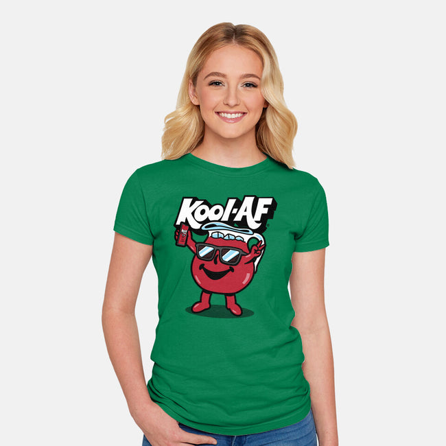 Kool AF-womens fitted tee-Boggs Nicolas
