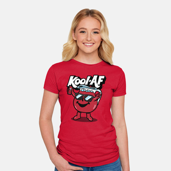 Kool AF-womens fitted tee-Boggs Nicolas