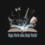 Magic Words-none removable cover w insert throw pillow-NMdesign