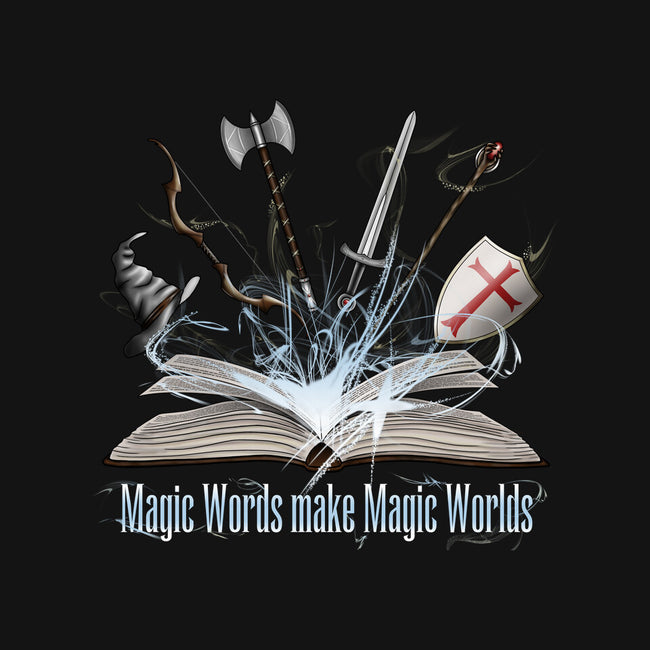 Magic Words-none stretched canvas-NMdesign