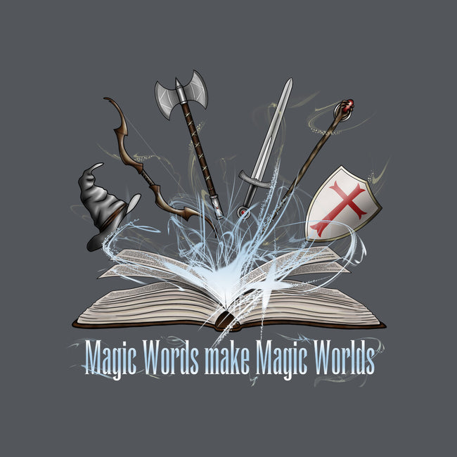 Magic Words-none stretched canvas-NMdesign