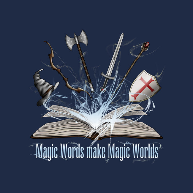 Magic Words-none polyester shower curtain-NMdesign