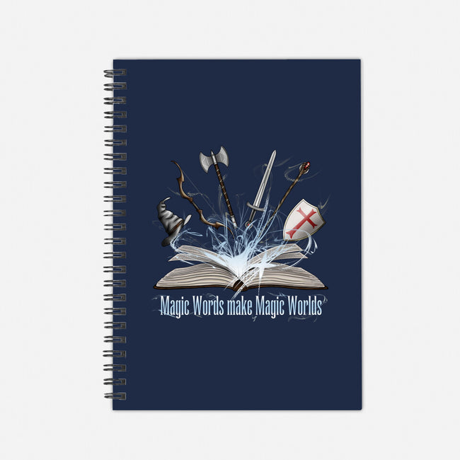 Magic Words-none dot grid notebook-NMdesign