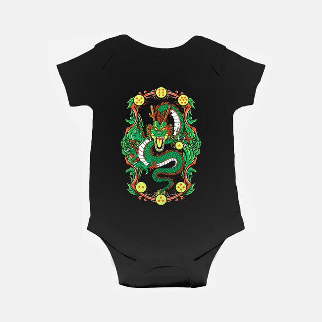 Wish Dragon-baby basic onesie-CoD Designs