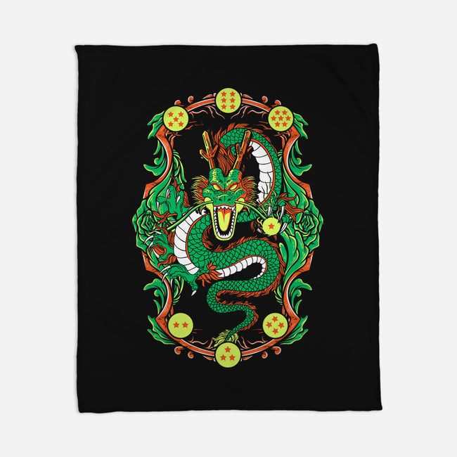 Wish Dragon-none fleece blanket-CoD Designs