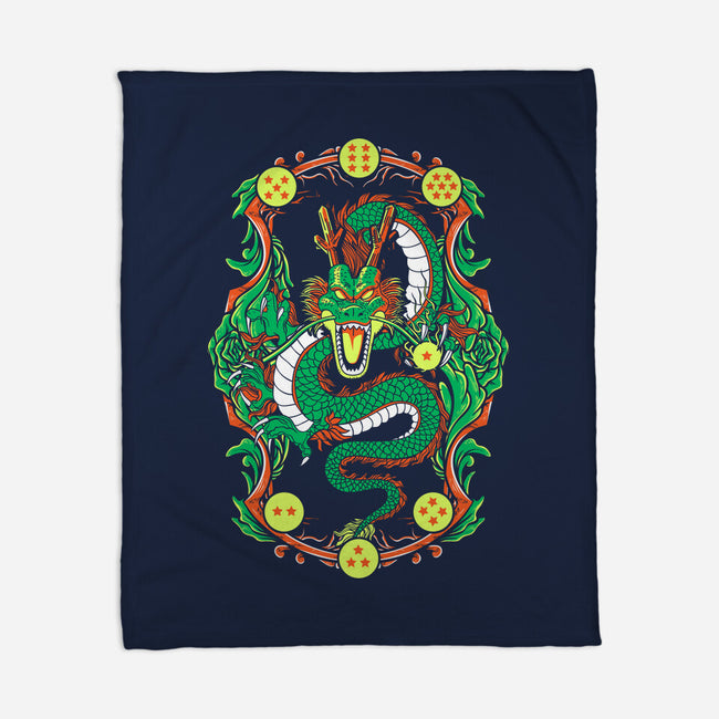 Wish Dragon-none fleece blanket-CoD Designs