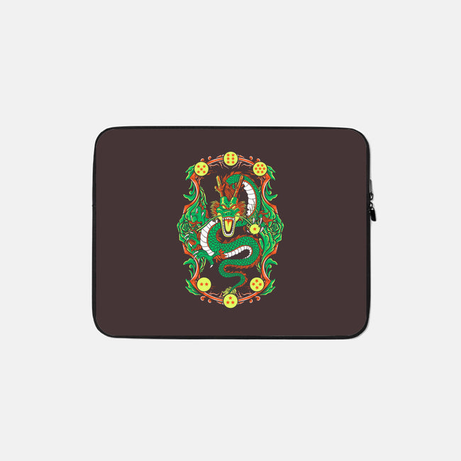 Wish Dragon-none zippered laptop sleeve-CoD Designs