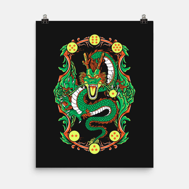 Wish Dragon-none matte poster-CoD Designs